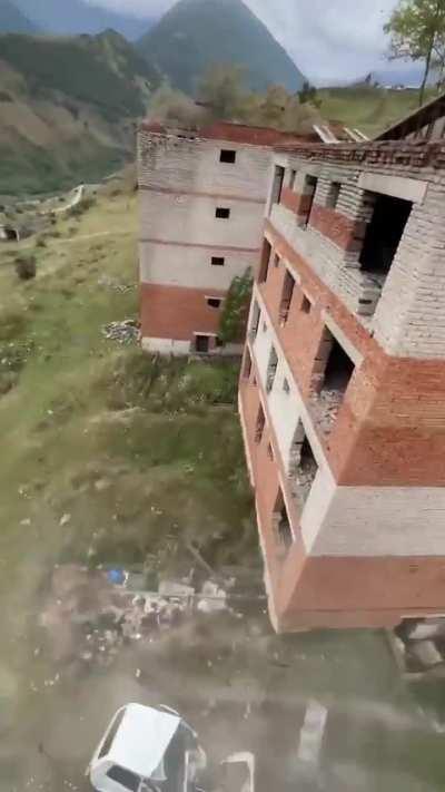 How’d you even get the car up there