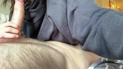 Is it ok if I gag on your dick?