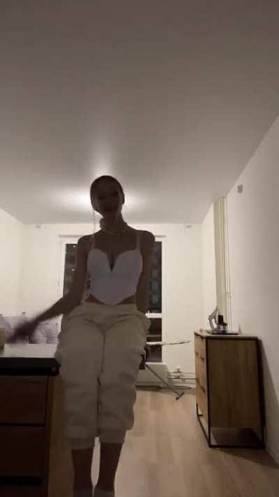 Right where she suppose to be ,Kitchen counter