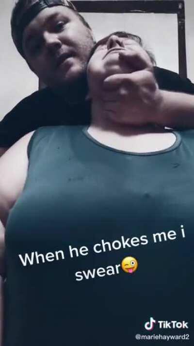 thats some lame ass choke