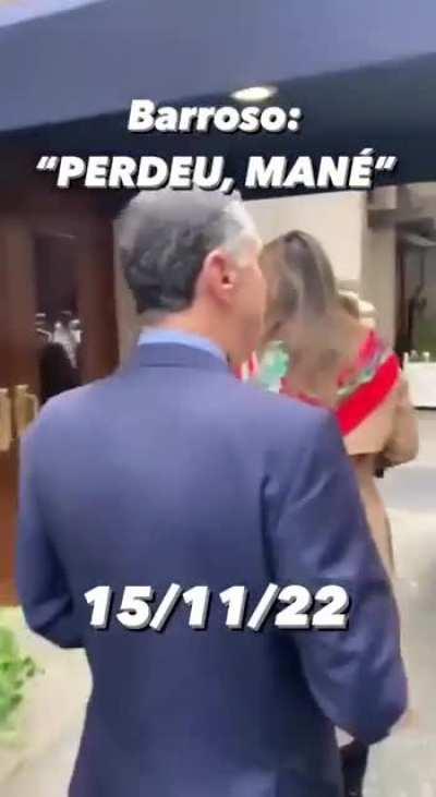 Barroso hoje em NYC: “Perdeu, mané, não amola!”