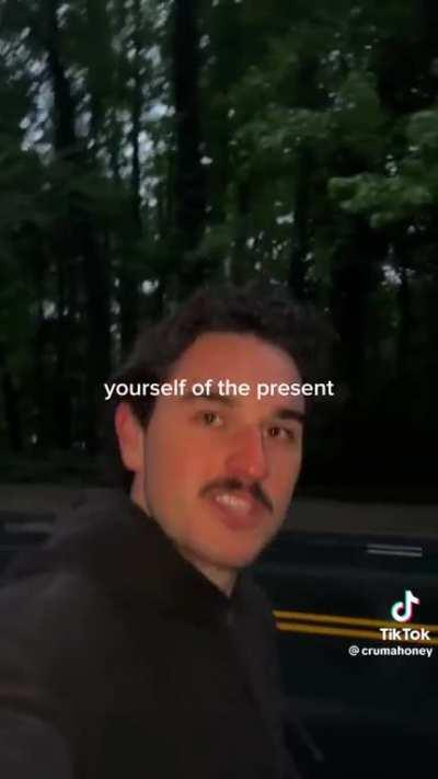 Don't let your future self suffer the consequences of momentary pleasure today.