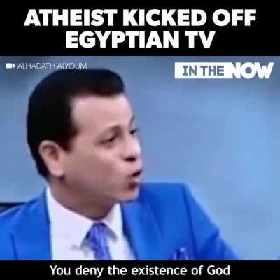 Atheist kicked off Egyptian TV