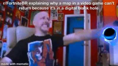 When the Fortnite community knows more about black holes than literal scientists 🤦‍♀️