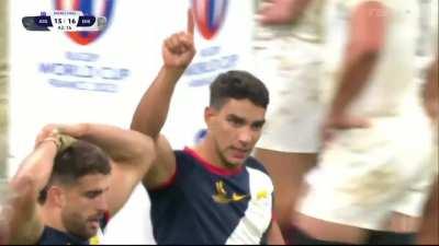 El try de Santiago Carreras (Mundial de Rugby - Bronze final)