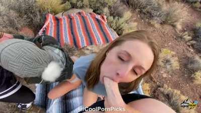 HORNY HIKING -Two Hot Couples Fuck On Hike - Public Sex POV