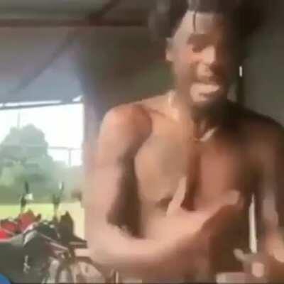 Dude's preaching on how he has sex in front of kids and letting them play with his dick after. I mean...