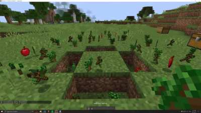 Tweaking the loot tables of leaves