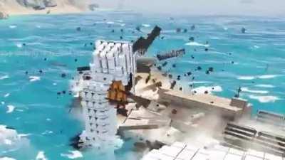 [Sea of Craft] I built this guy to take on the dummy ships in Sea of Craft. Now he's coming for your arm