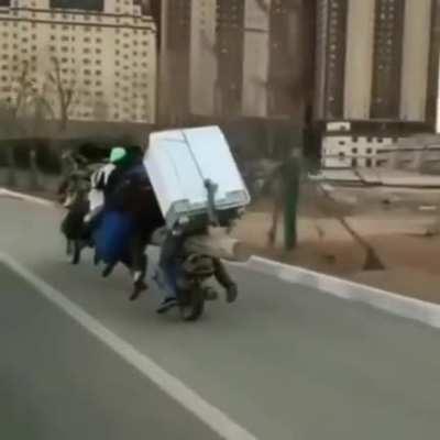 Redneck homemade motorcycle?