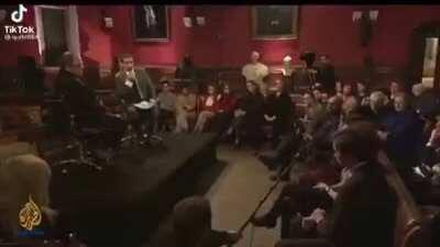 You haven't got a shred of a right to steal and murder, Israel...