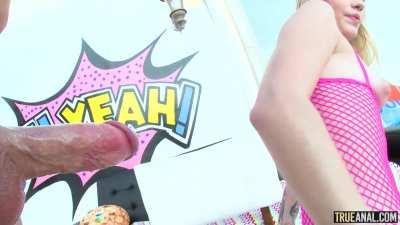 Alex Grey loves the taste of her ass