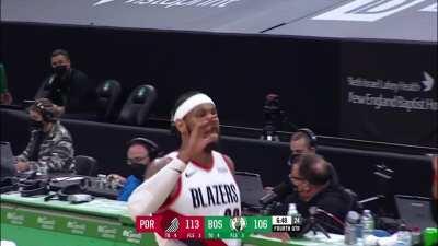 [Highlight] CJ and Melo splash in back to back threes + some Nurk lob Defense