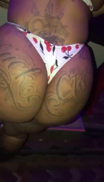 Tattoo on that big ass booty