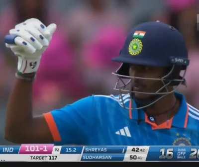 Debut 50* for Sai Sudarshan against South Africa