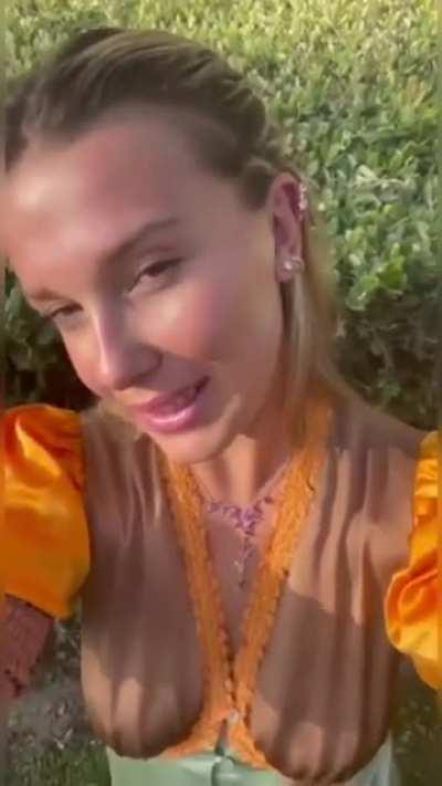 Millie in a recent IG reel for Florence