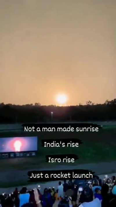 Indian Rocket Turning Night into Day