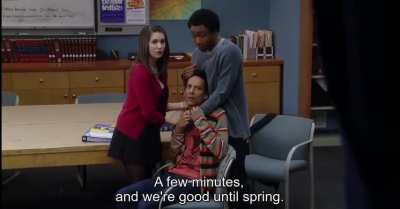 Community is great, watch it if you haven't.