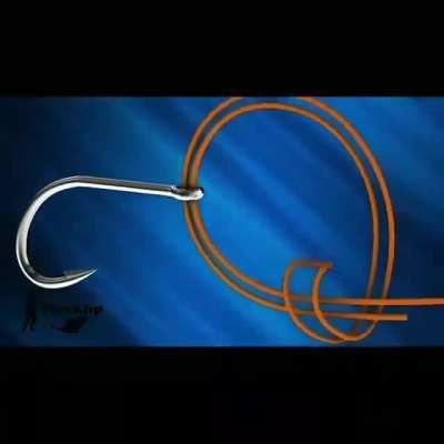 An example of how to make a solid fishing knot