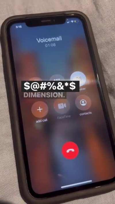 Voicemail from uncle