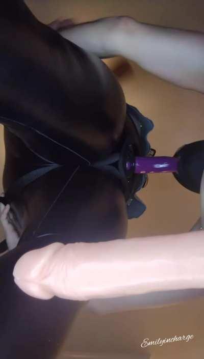 Had some playtime yesterday - not sure who had more fun 😉 I got to cum in his ass 🍑 but he did get to suck me off 🤤 who do you think had more fun? 🔒🍆😉