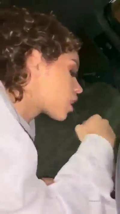 Sucking Him Off In The Car