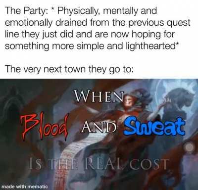 No rest for the wicked i guess.