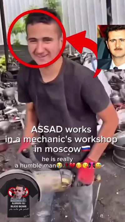 Only Syrian immigrant who is actually a doctor that went into Russia