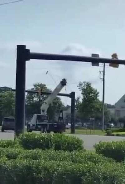 Forgetting to lower the lift