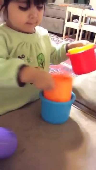 How happy kiddo gets!