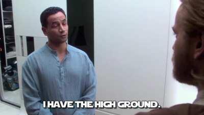 Jango Fett annoys Obi-Wan