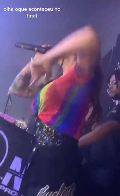 Giving her a show she will never forget