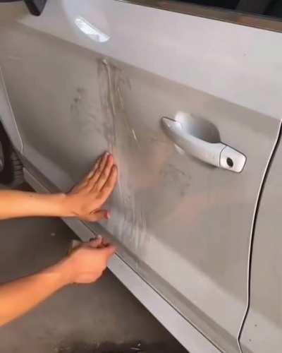 easy fix using scotch tape