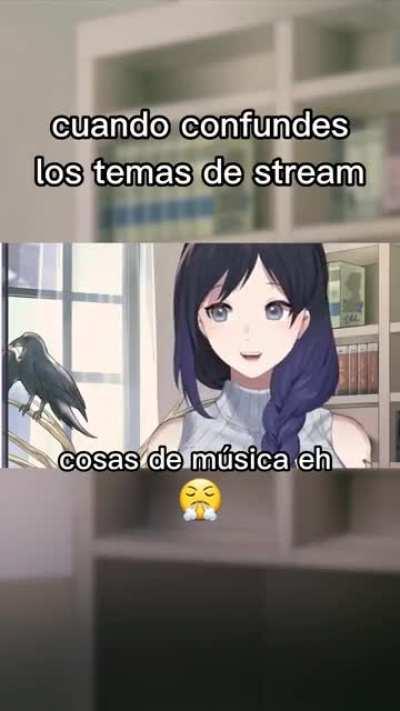 she mixed her streams topics 😳 - Kurone Tokizaki- Vtuber español