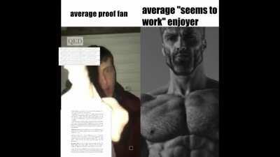 average proof fan vs average 
