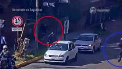 Persecución en Av. Maipu, a la altura de la quinta presidencial