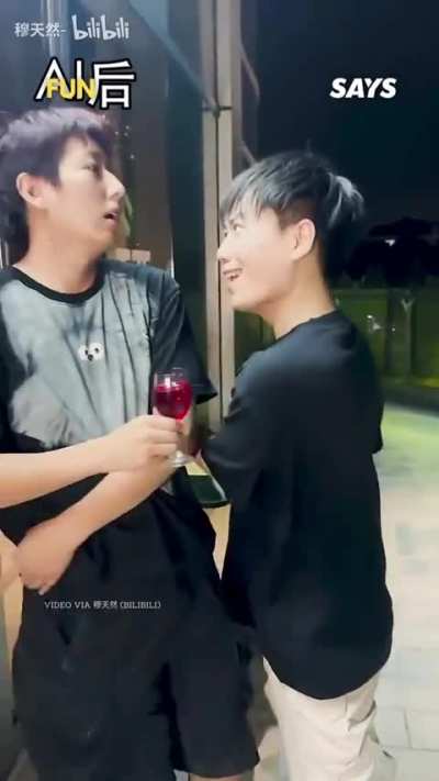 Real life copying AI video