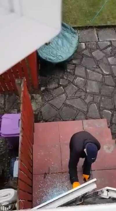 I would have put the kettle on (wait for it)