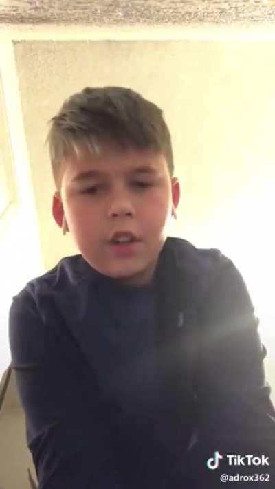 Old tiktok of me in 6th grade,And I could not hate it more.