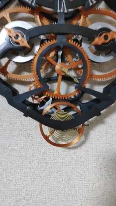 My 3D printed clock, more info in post