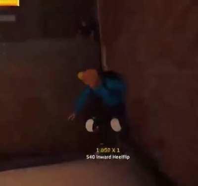 I was playing THPS with my friend and this happened… 😂