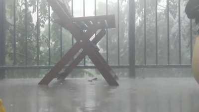 Don't know if you all like torrential thunderstorms. From this afternoon in Atlanta