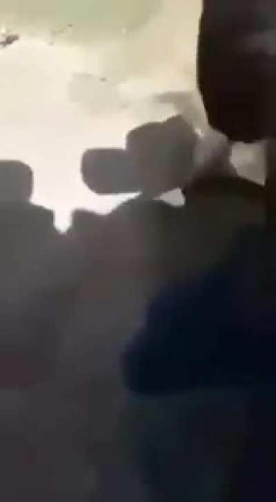 Guy tests his bulletproof vest by shooting himself