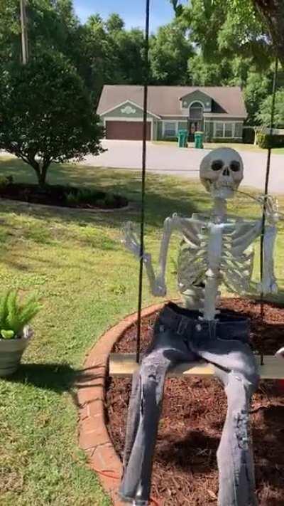 Warm weather has arrived. What’s a skeleton to do for the next six months?