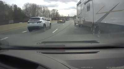 please dont hit the brakes when you're merging