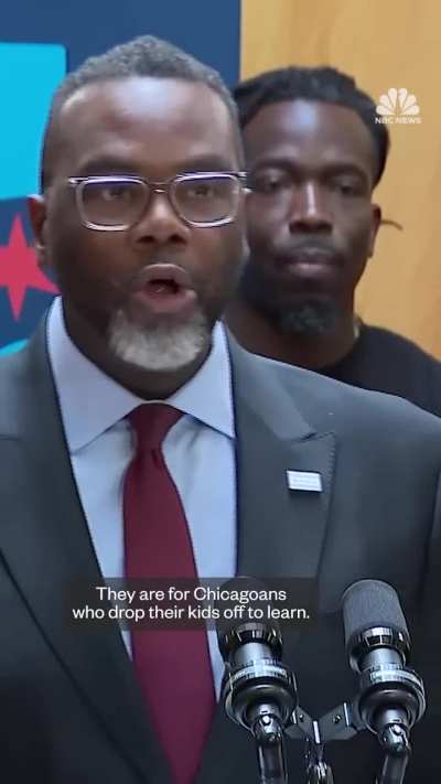 Mayor of Chicago, Brandon Johnson, announced 