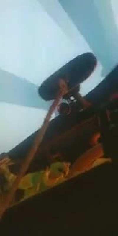 A silent Video of Fuzes rappelling from a helicopter