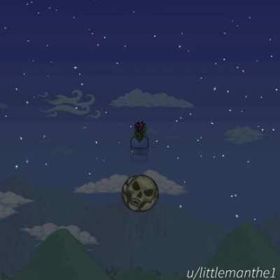 Going to post this on r/terraria whenever the weekend comes around, but until then, here is me mastering the power of godmode, 10x spawn rate, a slime mount, and a bunch of dungeon guardians