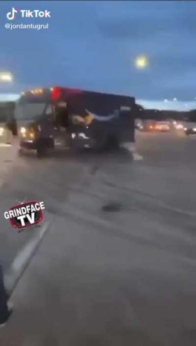 Amazon Prime van is too Fast and Furious