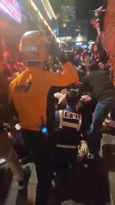 Itaewon, South Korea Halloween crowd crush